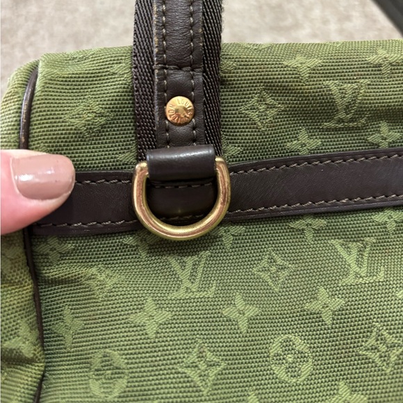 AUTHENTIC Vintage 2002 Louis Vuitton Mini Lin Josephine PM Green Monogram Bag - Picture 5 of 16